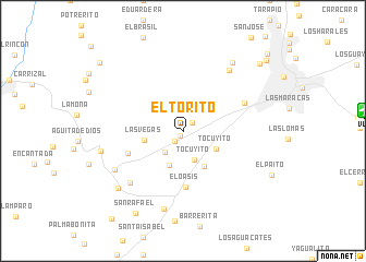 map of El Torito