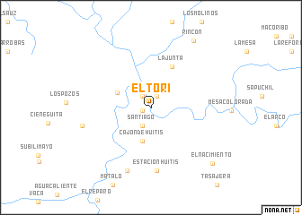 map of El Tori