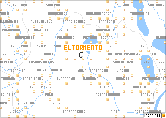 map of El Tormento