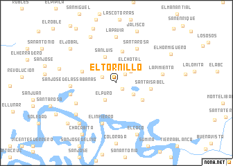 map of El Tornillo
