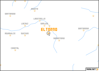 map of El Torno