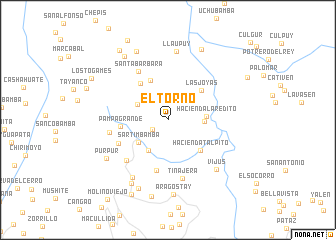 map of El Torno