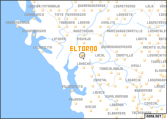 map of El Torno