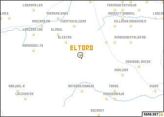 map of El Toro