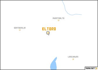 map of El Toro