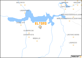 map of El Toro