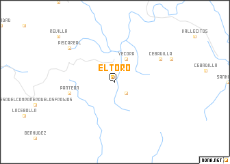 map of El Toro