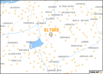 map of El Toro