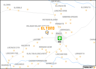 map of El Toro