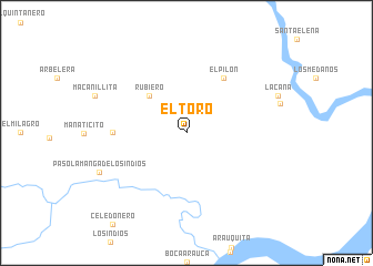 map of El Toro