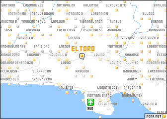 map of El Toro
