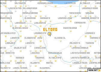 map of El Toro