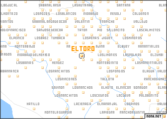 map of El Toro