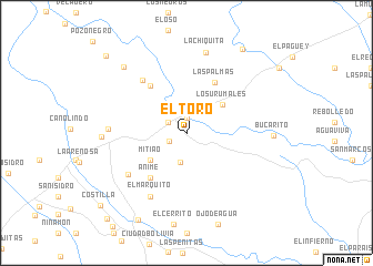 map of El Toro