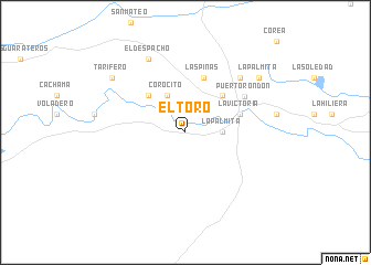 map of El Toro