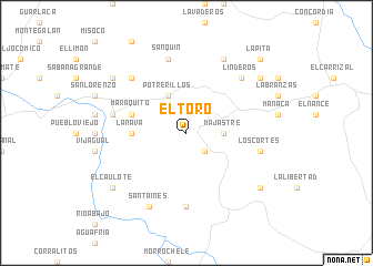 map of El Toro