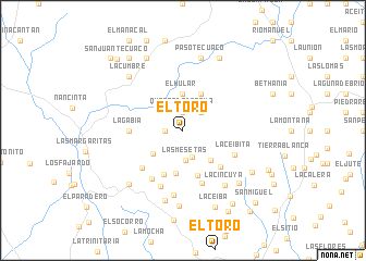 map of El Toro