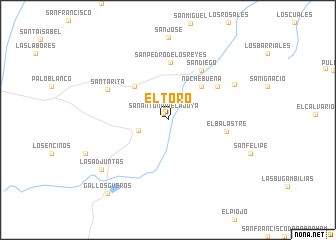 map of El Toro