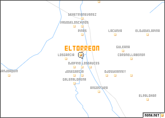 map of El Torreón