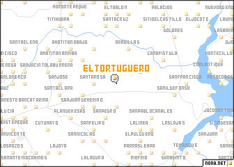 map of El Tortuguero