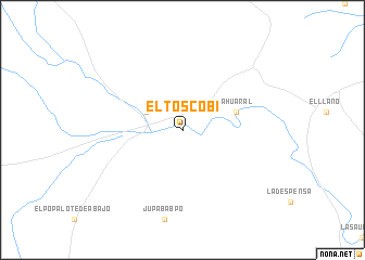 map of El Toscobi