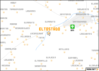 map of El Tostado