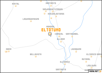 map of El Totumo