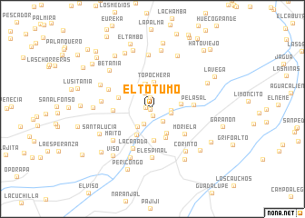 map of El Totumo