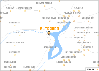 map of El Tranco