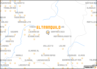 map of El Tranquilo