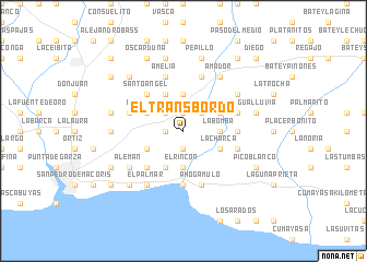 map of El Transbordo