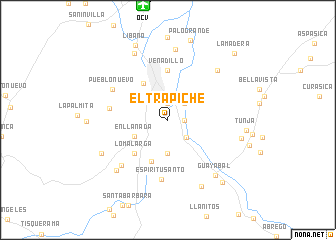 map of El Trapiche