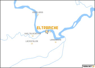 map of El Trapiche