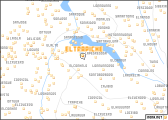 map of El Trapiche