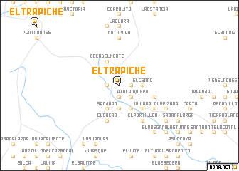 map of El Trapiche