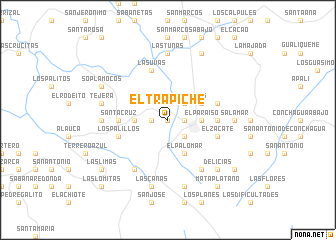 map of El Trapiche