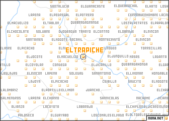map of El Trapiche
