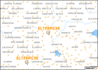 map of El Trapiche