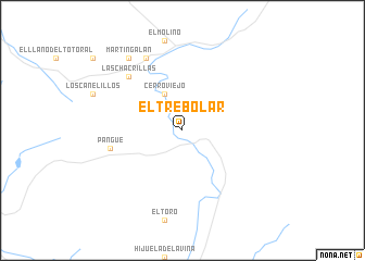 map of El Trebolar