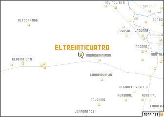 map of El Treinticuatro