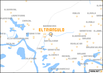 map of El Triángulo