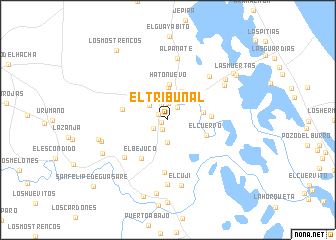 map of El Tribunal