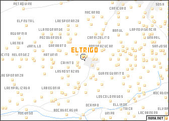 map of El Trigo