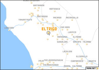 map of El Trigo