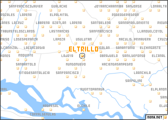 map of El Trillo