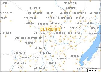 map of El Triunfo