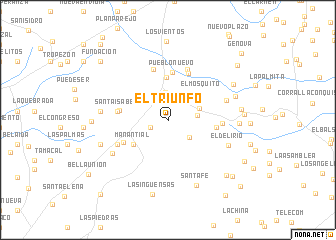 map of El Triunfo