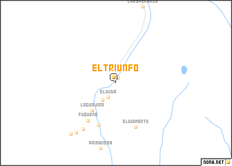 map of El Triunfo