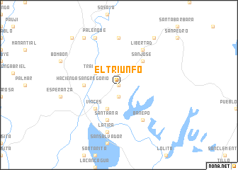 map of El Triunfo