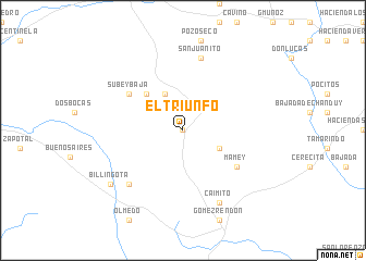 map of El Triunfo